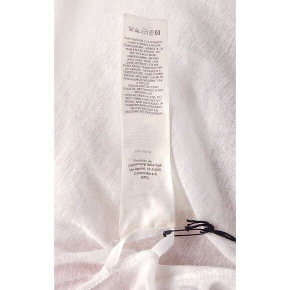 Rick Owens Basic SS T-Shirt M Mens Milk Phlegethon S/S 21 - Picture 12 of 13